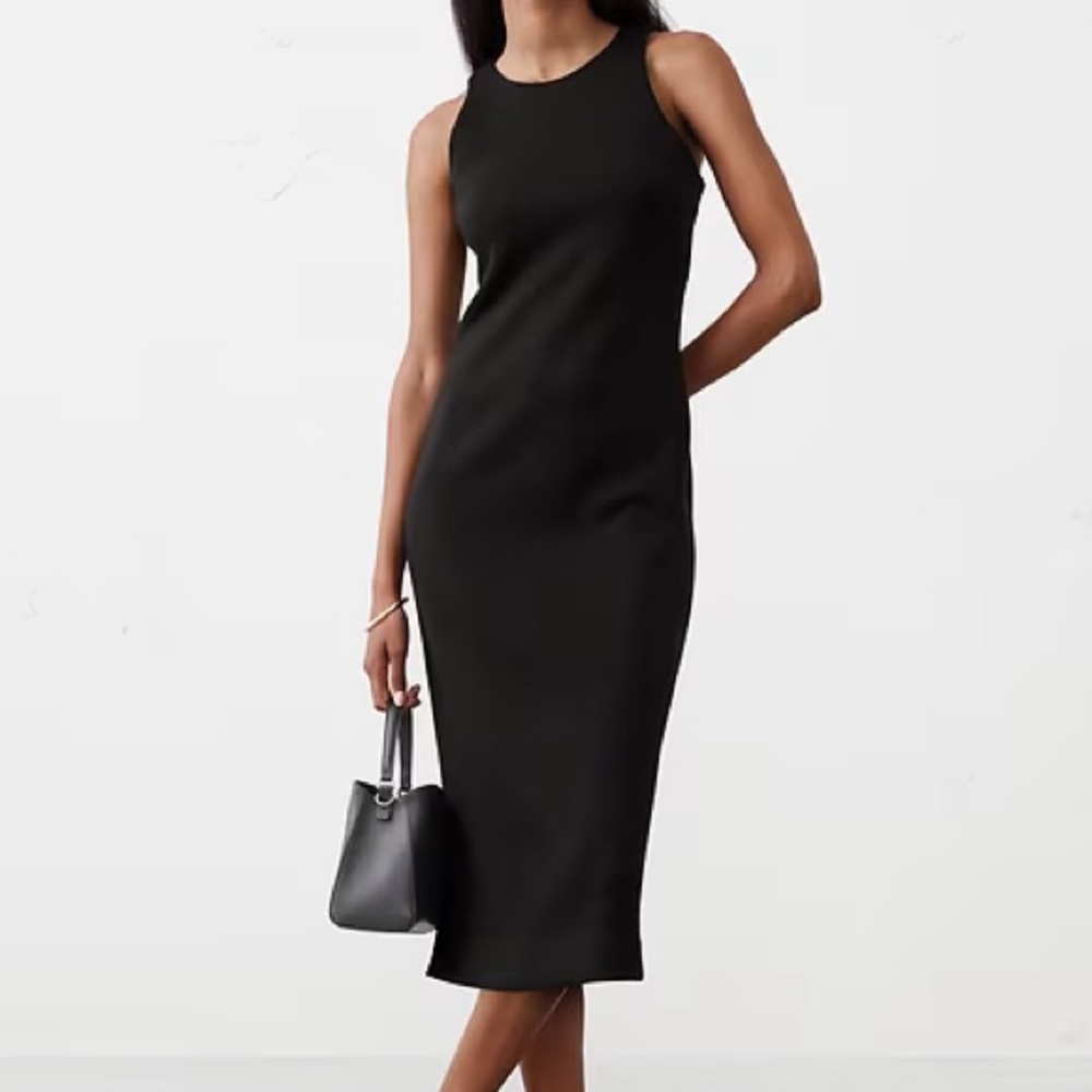 NWT! Banana Republic Racer-neck Knit Midi Dress